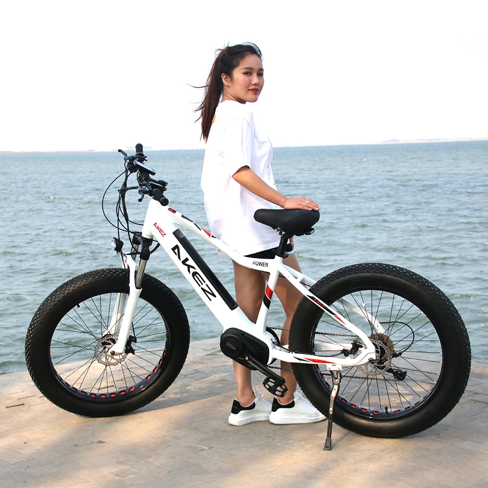 

Aluminum Alloy 26*4.0 Fat Tire Bike Electric Mountain Bike 27 Speed Electric Fat Tire Bike