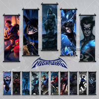 Nightwing Poster Tales of the Teen Titans Hanging Painting Justice League Home Decor DC Comics Wall Art Van-Zee Scrolls Picture