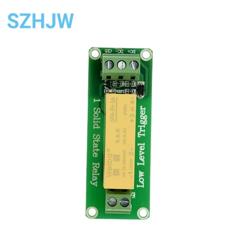 1 2 4 8 Way 5V12V24V Low Level Trigger DC Control AC Solid State Relay Module Load 5A for Arduino 1 2 4 8 Way