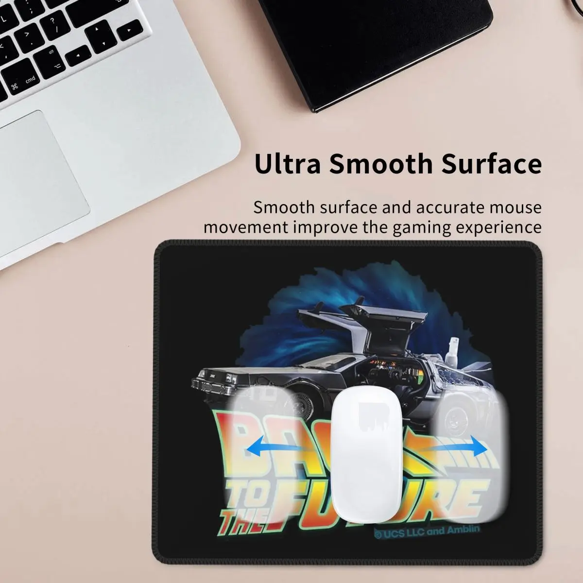 

Back To The Future Mouse Pad Computer Keyboard Mouse Mat Gaming PC Laptop Desk Mat Office Accessories Table Mats