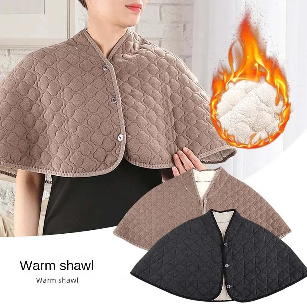 

Blouse Shoulders Fake Collar Warm Cloak Shawl Neck Protection Cloak Winter Fur Shawl Plush Wraps Wool Scarves