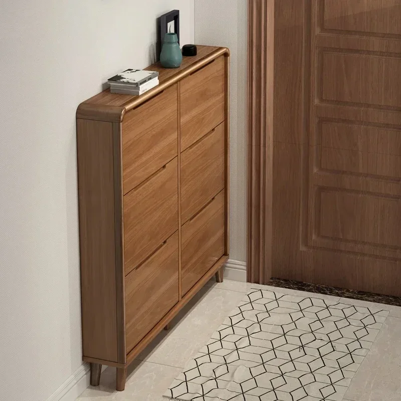 

Роскошная современная деревянная полка, полка для обувного шкафа, органайзер для гостиной, узкие шкафы для обуви, экономия места в прихожей