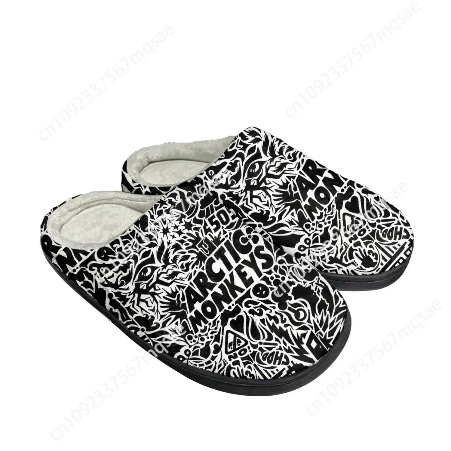 

Arctic Monkeys Rock Band Pop Home Cotton Custom Slippers Mens Womens Sandals Plush Bedroom Casual Keep Warm Shoe Thermal Slipper