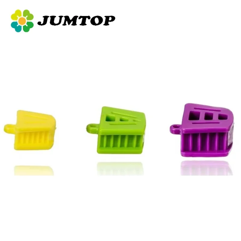 JUMTOP 3Pcs Dental Silicone Occlusal Pad Mouth Props Multi Size Bite Blocks Mouth Opener Orthodontic Supplies Dentistry Tools