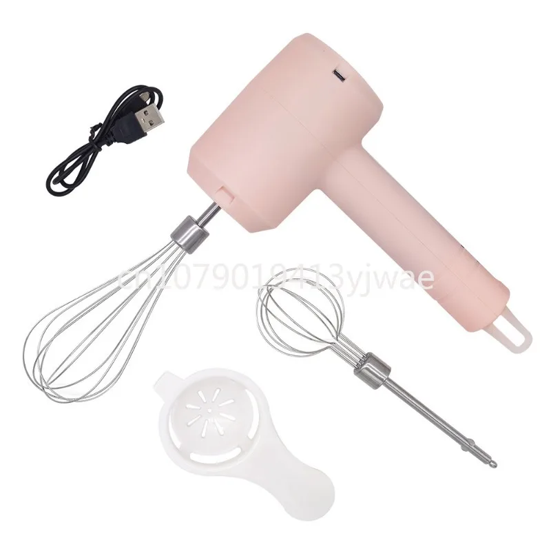 Wireless Electric Egg Beater Automatic Beater Household Mini Cream Cake Baking Handheld Rechargeable Blender