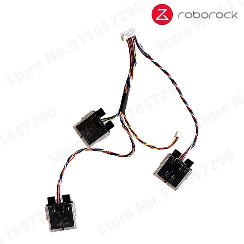 Piezas de montaje originales de arnés de acantilado izquierdo y derecho, accesorios de Sensor de acantilado para aspiradora Roborock S8 PLUS S8 + S8 Pro Ultra G20