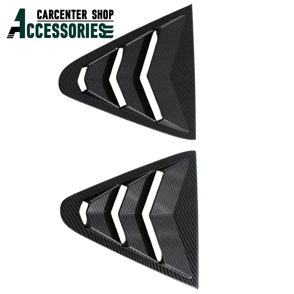 

1 Pair Car Rear Tail Frame Cover Trim Strip for Subaru Crosstrek 2023 2024 Carbon Fiber Style Car Accessories