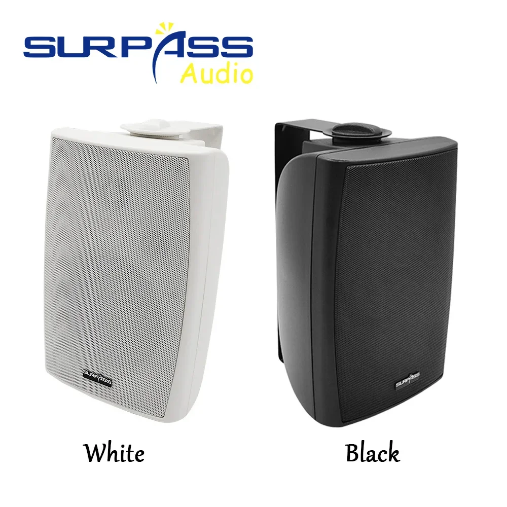 Passive HiFi Stereo PA System Wall Mount Speaker Sound Powerful Bass Home Audio Public Address Speakers 70V/100V/8ohm 20W