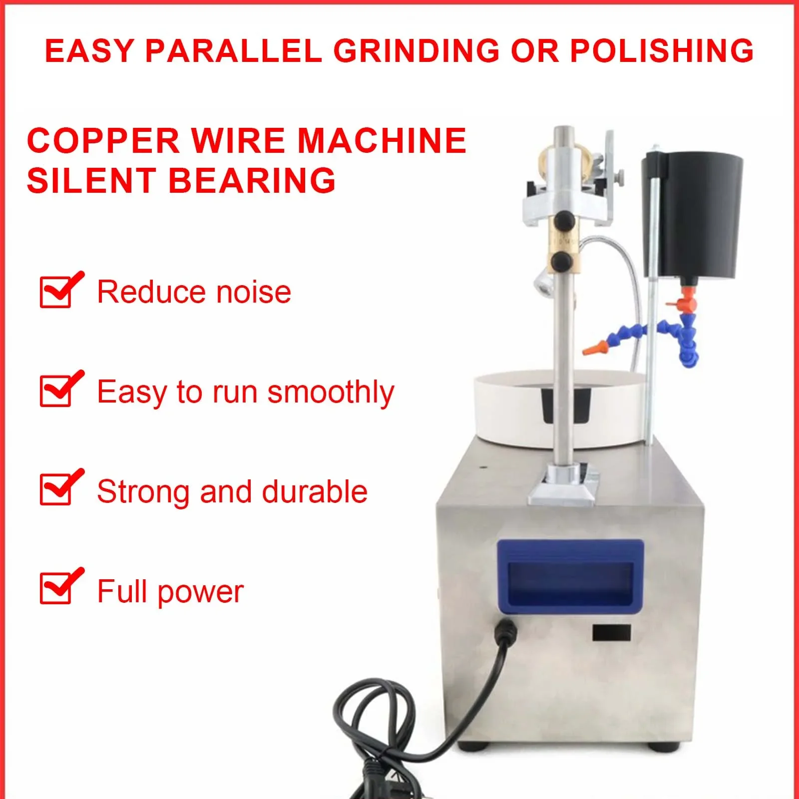 Stone Bead Making Machine Jewelry Tool Equipment Faceting Nachine for Gemstone Flat Grinder Ordinary Manipulator