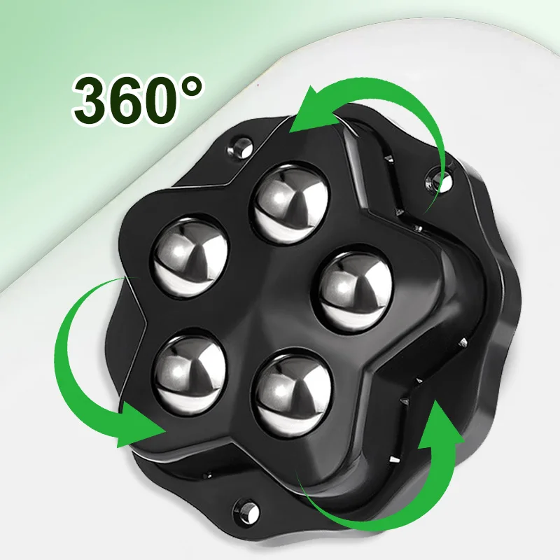 4 قطعة 360 درجة دوران الذاتي لاصق عجلات صغيرة للأجهزة عجلات ذاتية اللصق سوبر الحاملة