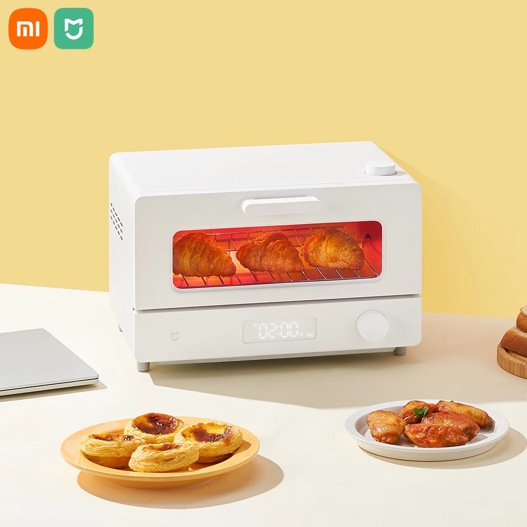 XIAOMI MIJIA Smart Steam Small Oven 12L Tabletop Home Ovens 1300W High Power Precision Temperature Control Steam Pizza Oven