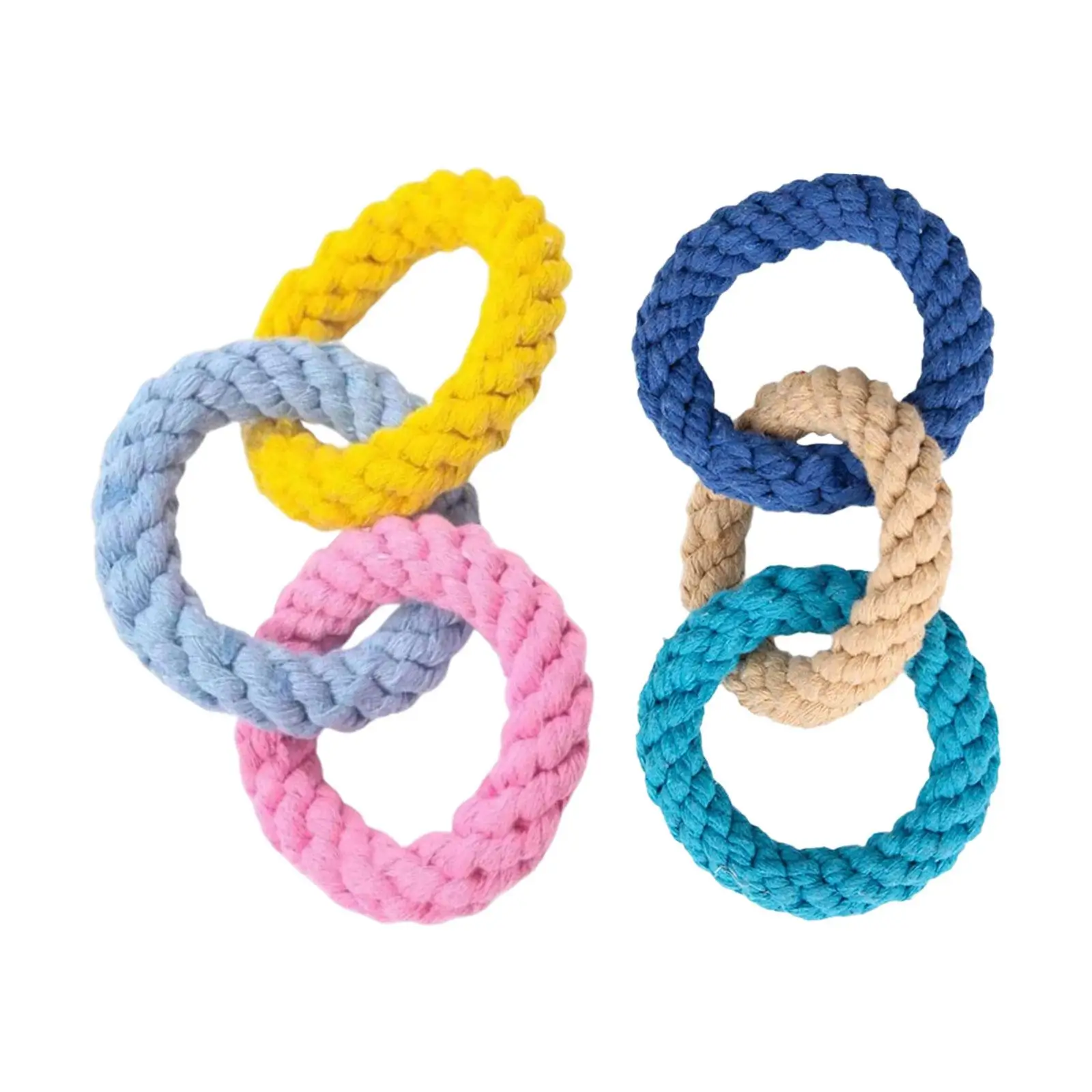 2Pcs Birds Rope Perch Training Parrot Rope Swings Cage Hanging Climbing Toy for Lovebird Cockatiels Cockatoo Small Parakeets