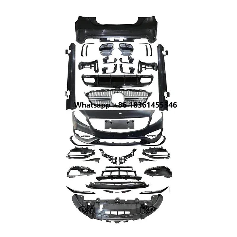 

For A-Class W176 Late Change To A45 Hot Sale Car Modification Bumper Grille Upgrade Body Kit