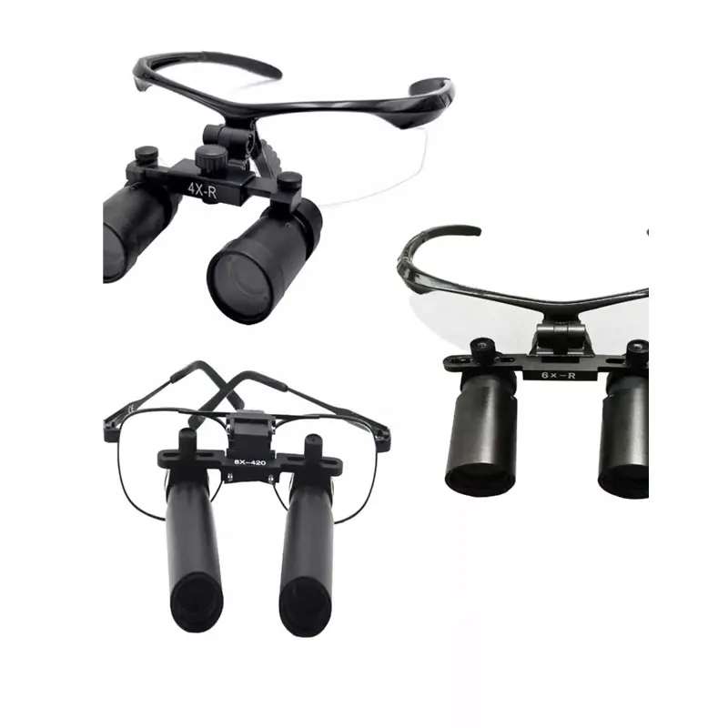 Dental Loupes 4X 5X 6X Magnification Unidirectional Spiral Magnifier Dentist Equipment Loupe Dentaire Surgery