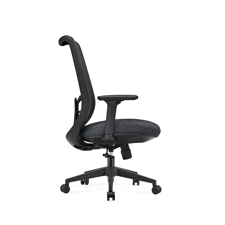 

# Ergonomic Office Swivel Chair Mid-Back Imported Mesh Molded Foam Revolving Chair Adjustable Headrest