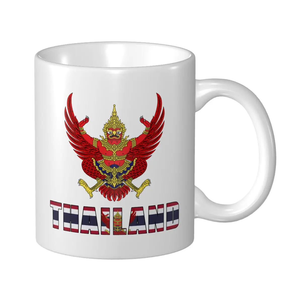 Mark Cup Mug Thailand Letter Flag Emblem Coffee Mugs Tea Milk Water Cup Travel Mugs For Office Home