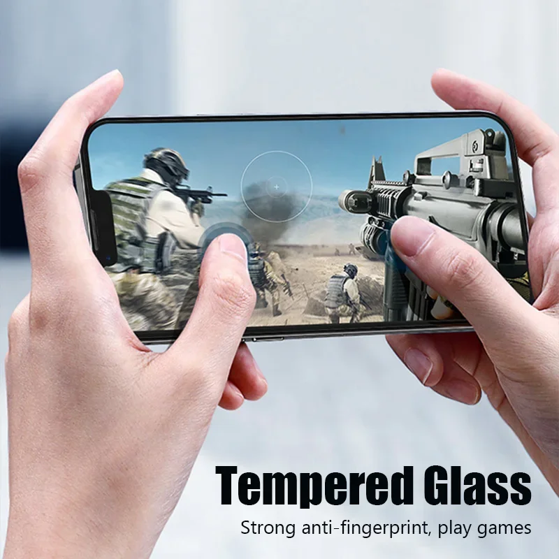 2PCS Tempered Glass Screen Protector for iPhone 16 15 14 13 12 11 Pro Max Mini Plus 7 8 X XR XS Max SE2020 2022 Clear Film Cover image 6