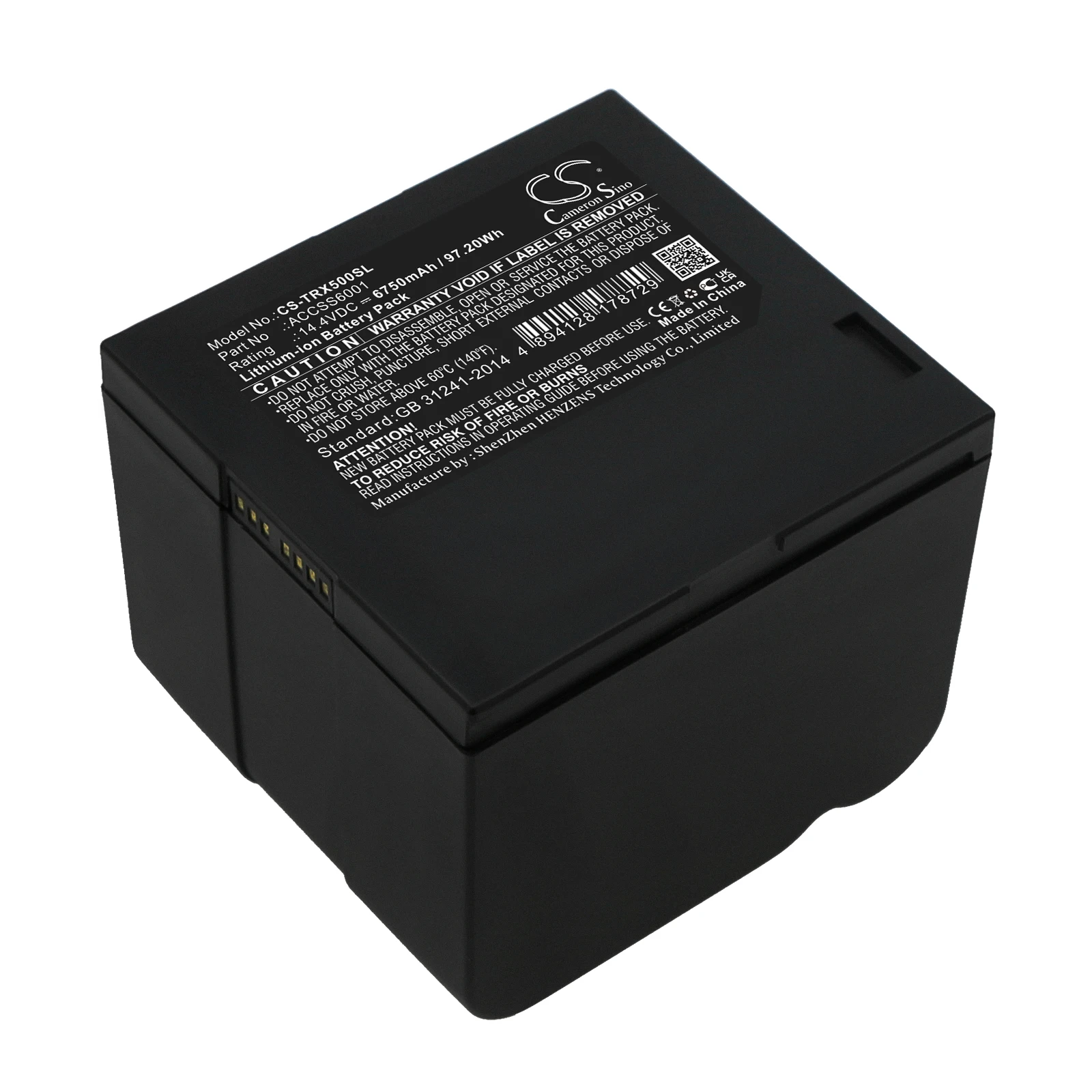 

Аккумулятор Cameron Sino 6750 мАч ACCSS6001 для 3D-лазерного сканера FARO, Focus3D X 130, Focus 3D X 330, для Trimble TX5