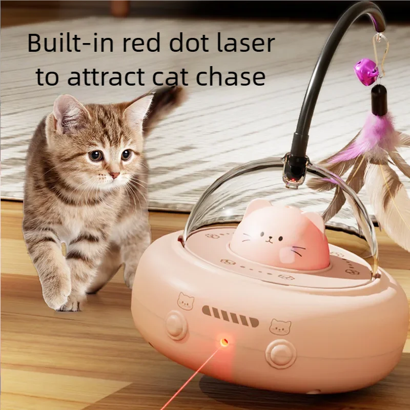 Model Kit Ufo - Smart Teaser Cat Toy Electric UFO