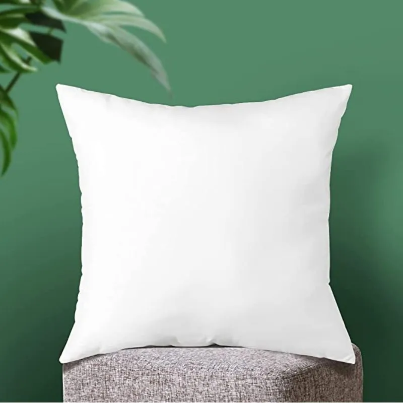 Set mit 1/2 weißen Kisseneinlagen 30x50cm 45x45cm 50x50cm – Rechteckige Kissenfüllungen für Couch, Sofa, Bett – Detail 8