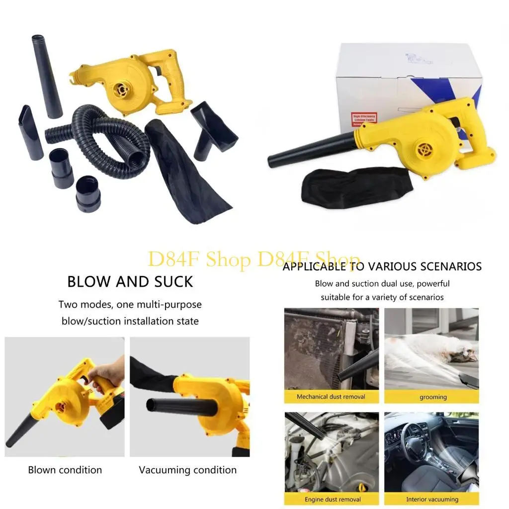 D84F Cordless Blower for 18V Battery100CFM Electric Blower Cordless Blower