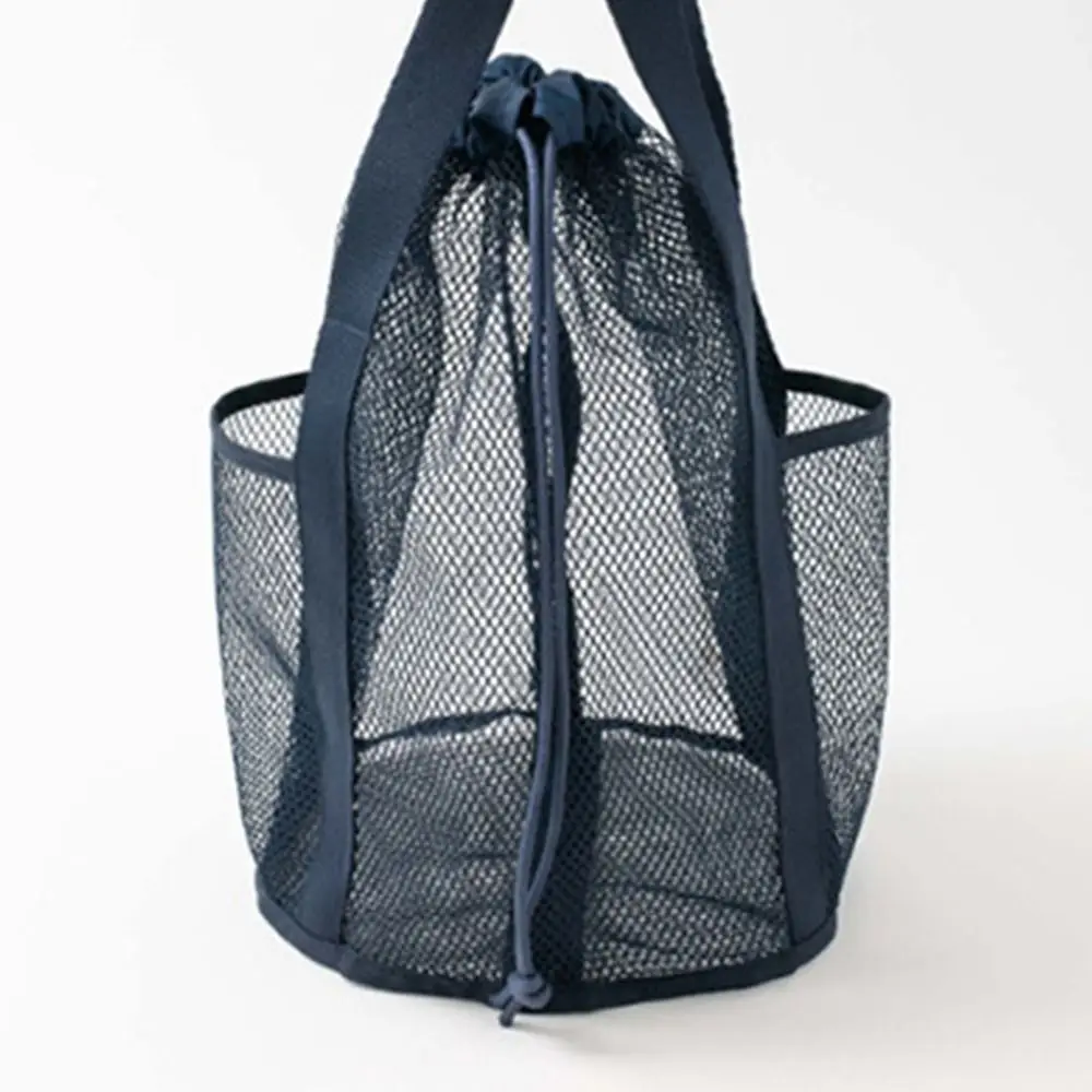 Handtasche Mesh Kultur beutel Kordel zug Kosmetik tasche Kleidung Aufbewahrung tasche Wasch beutel Bündelt asche hängende Dusche Organizer