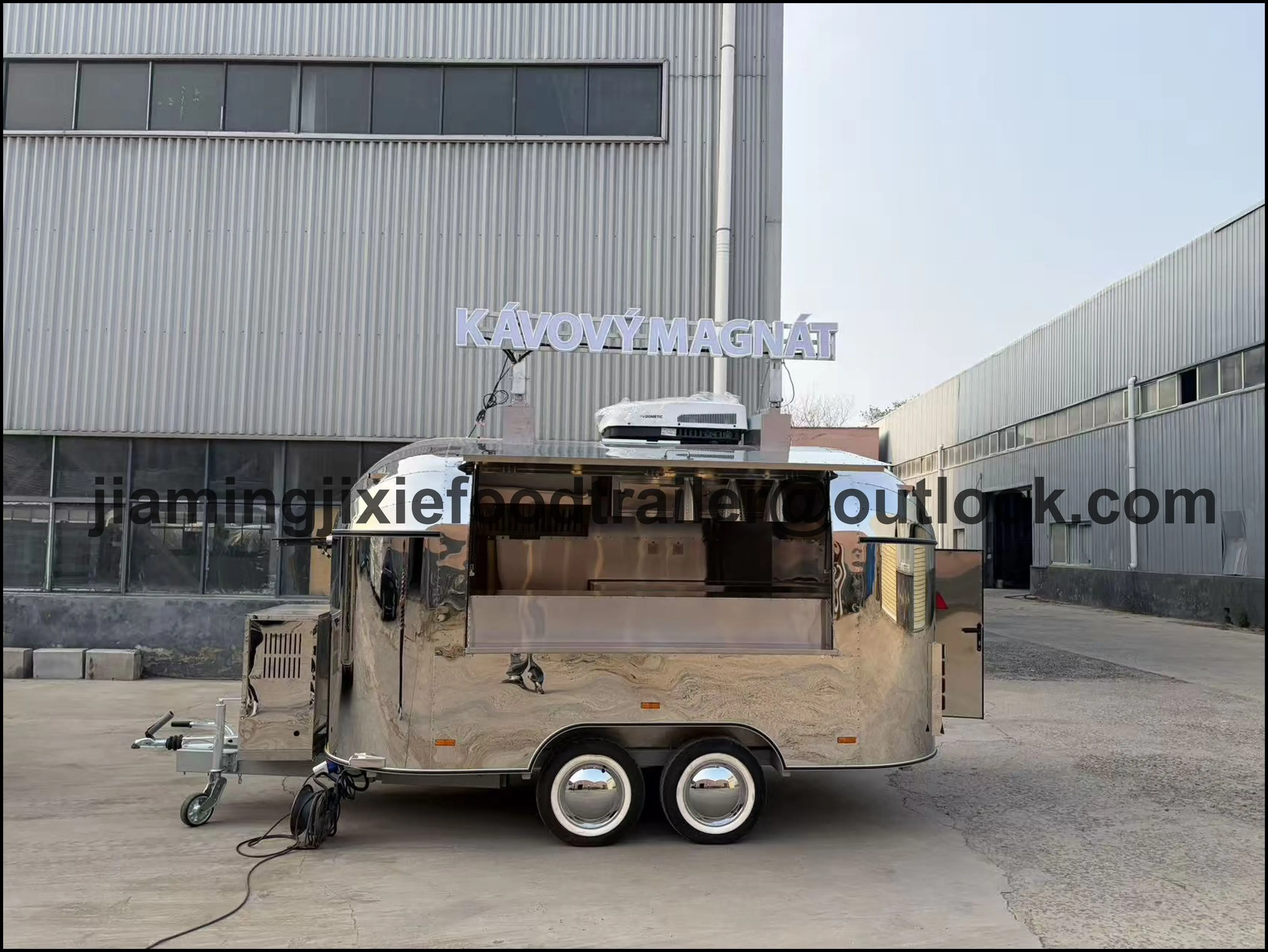 Carro Para Venta De Comida Food Track Mobile Bubble Tea Coffee Trailer Concession Food Truck with Full Kitchen Equipments