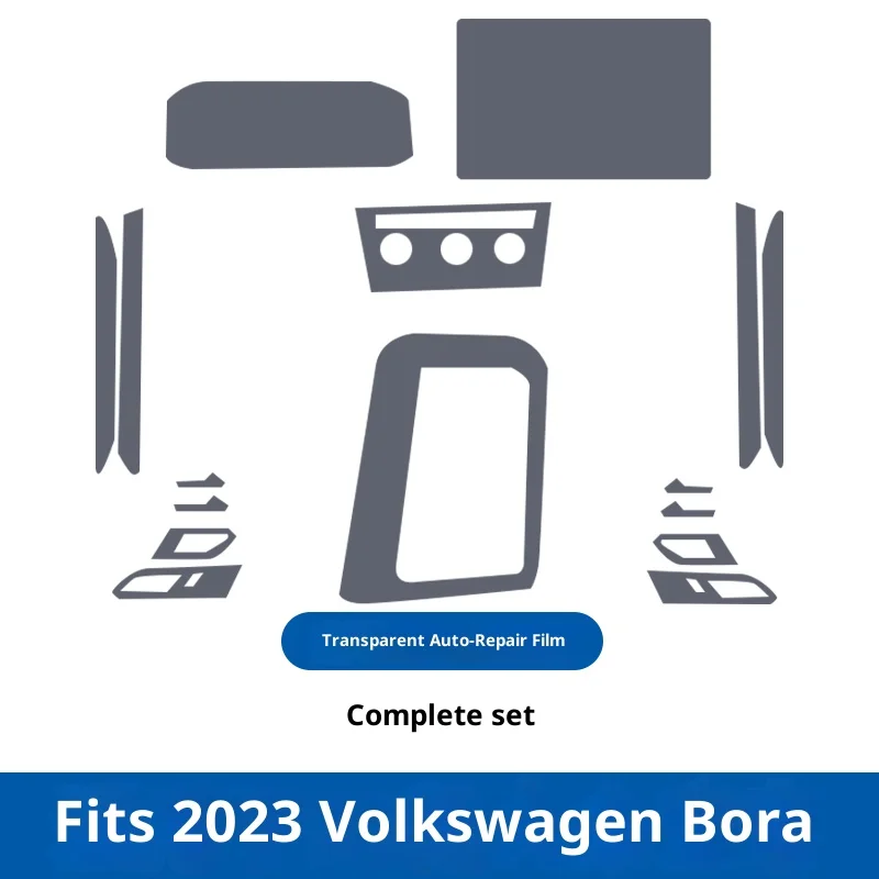 لفيلم تي بي يو لشاشة فولكس فاجن بورا ، غطاء حماية داخلي لتعديل وحدة التحكم المركزية ، أجزاء ملحقات تزيين السيارة 202 #6