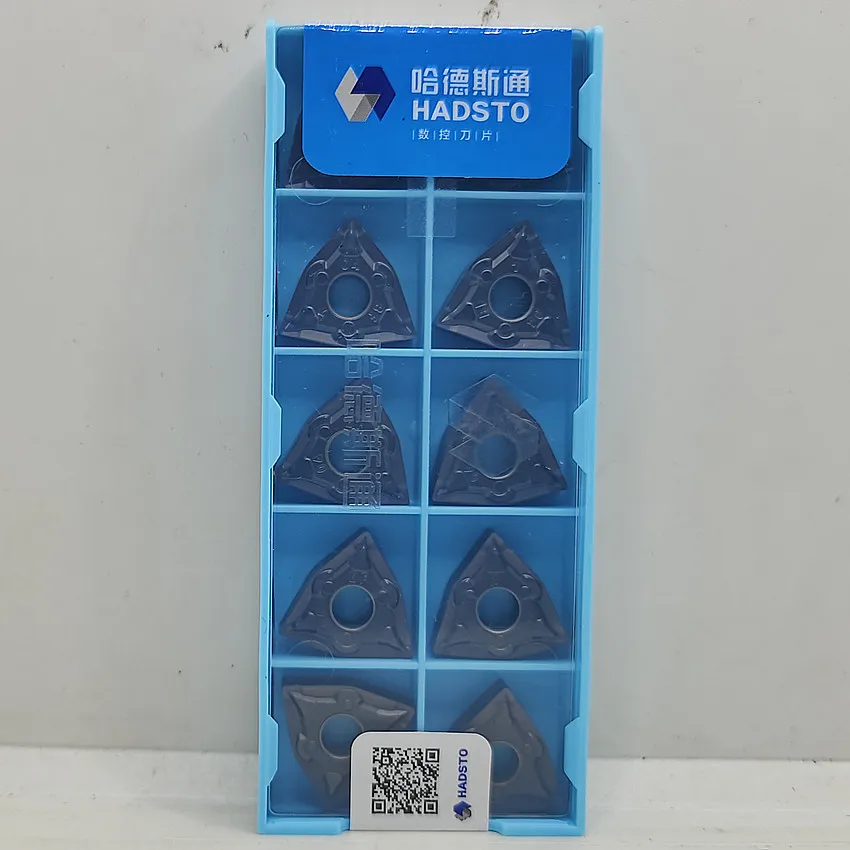 

100pcs WNMG080404-BF HS7125 WNMG080404 WNMG431 HADSTO CNC carbide inserts Turning For Steel, Stainless steel, Cast iron