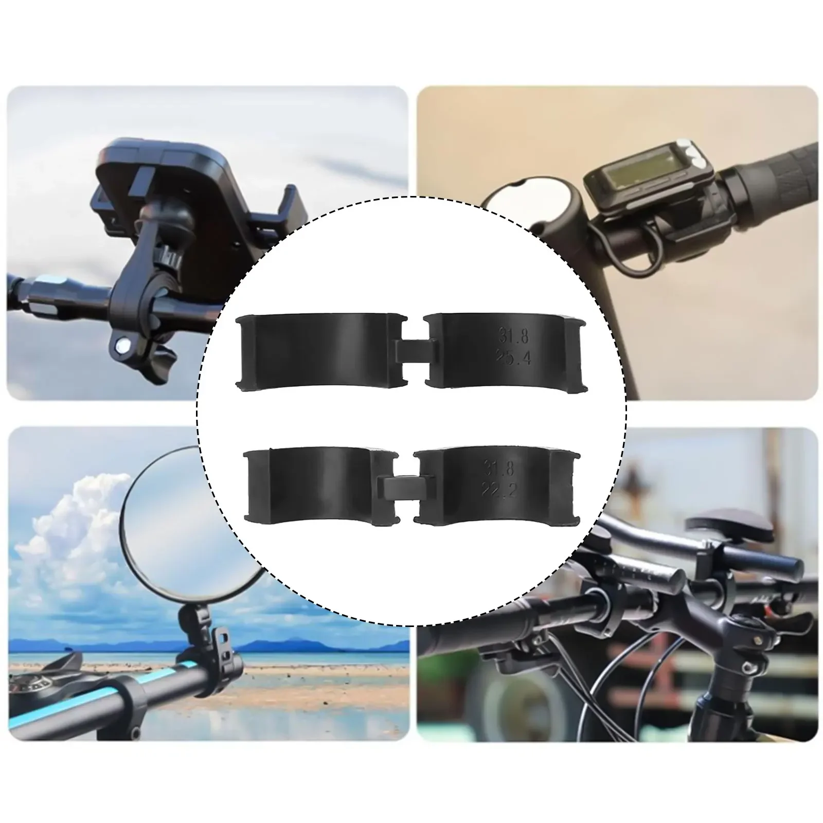Bike Repairs Rubber Spacer Stable Bike Accessories Bike Accessories Stable During Rides Compatible With Various Handlebars
