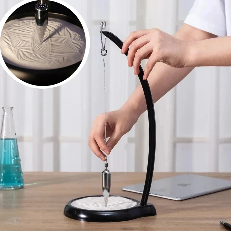 Handmade Gravity Sand Pendulum Gravity Sand Toy Sand Table Painting Jewelry Science Experiment Gravity Pendulum reduce pressure