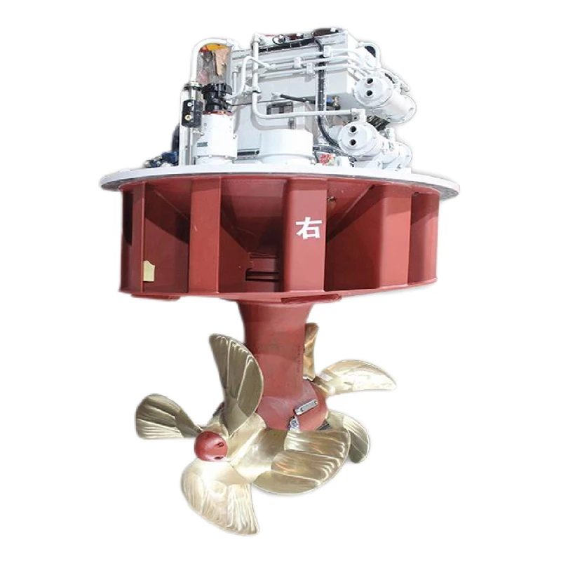 Propulsor Azimuth para barcos marinos de alta calidad con hélice doble contadora giratoria impulsado por potencia del motor 45-1650kW