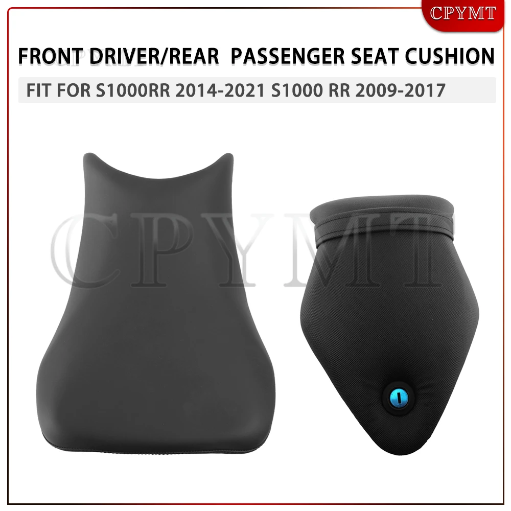 

Кожаные подушки для сидений мотоцикла (переднее для водителя + заднее для пассажира) подходят для S1000RR 2014-2021, S1000 RR 2009-2017