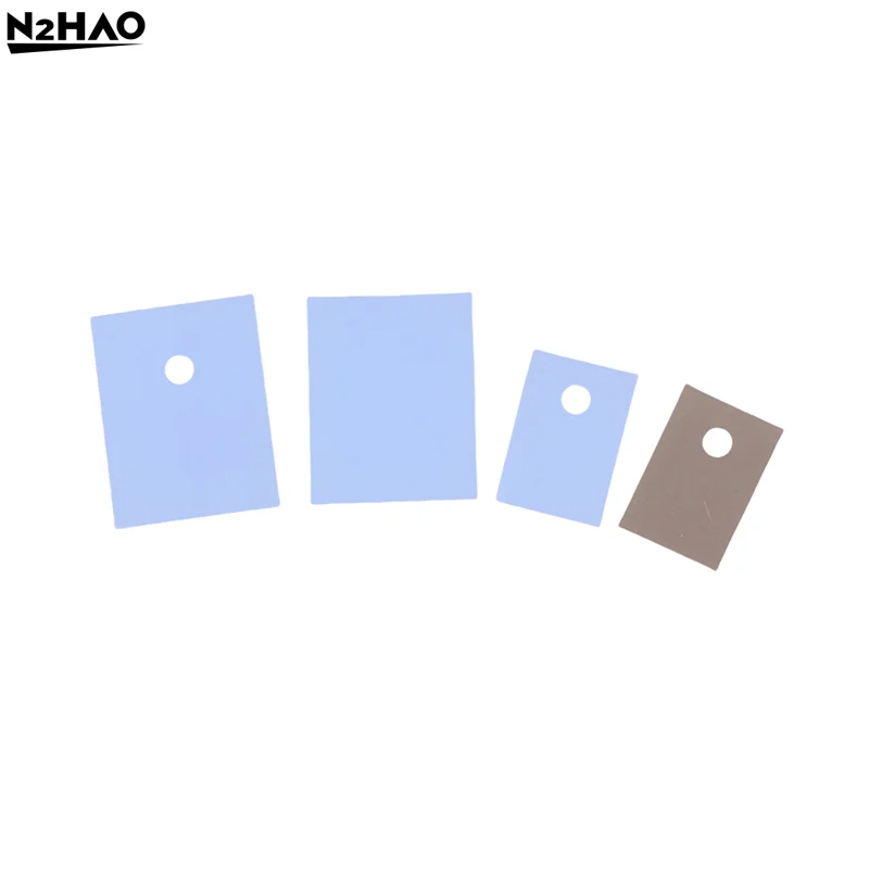 100PCS TO-220 Insulation Pads Heatsink Thermal Pad Soft Silicone Sheet Insulation Cloth