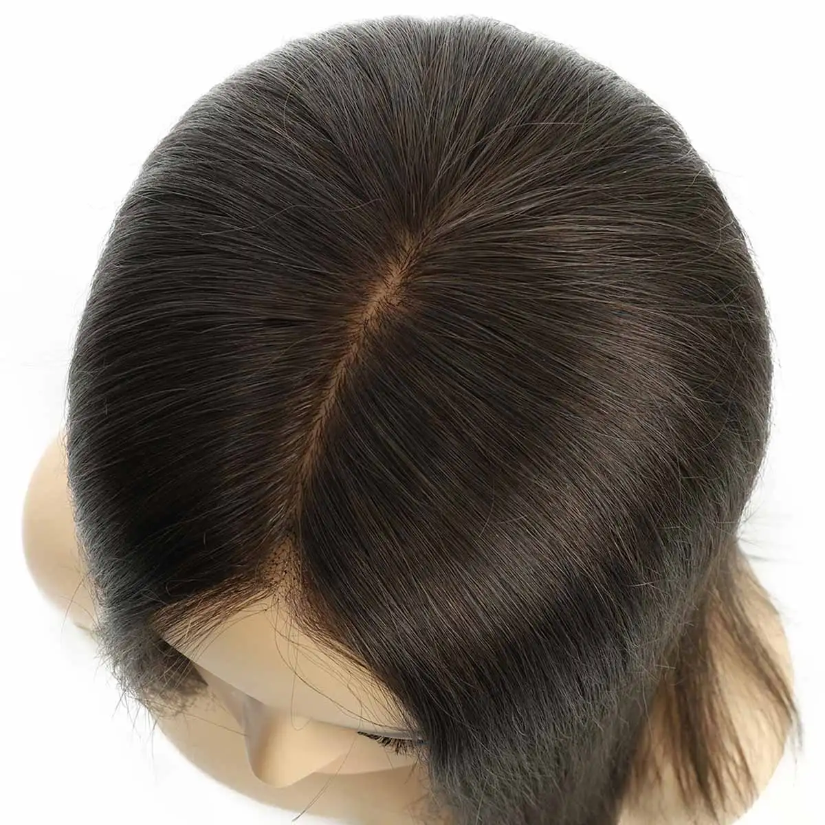 TWCM504 Silk Top Wig Virgin Remy Human Hair Wigs Human Hair Wigs for Women Hair Wigs for Thinning Hair Silk Top Wigs for Women