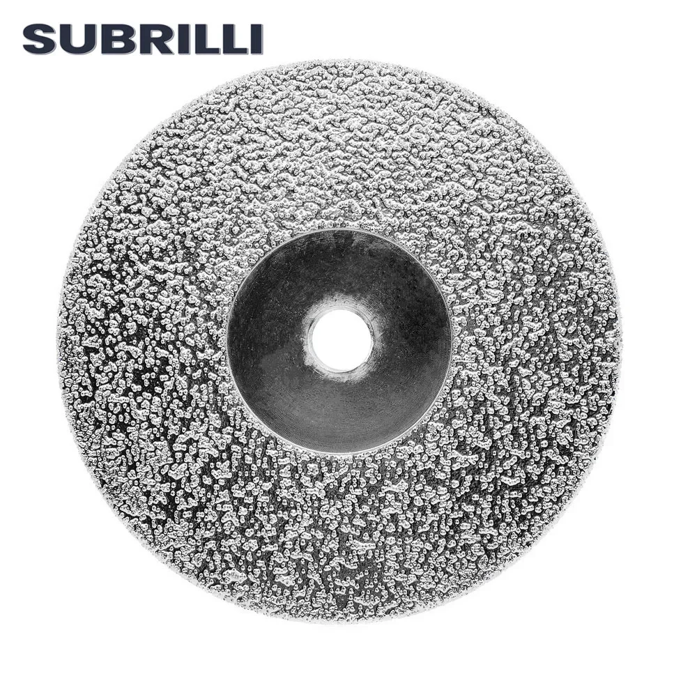 SUBRILLI 5inch Multi Purpose Diamond Cutting Grinding Disc Vacuum Brazed Double Sided Saw Blade Wheel For Stone Marble Concrete