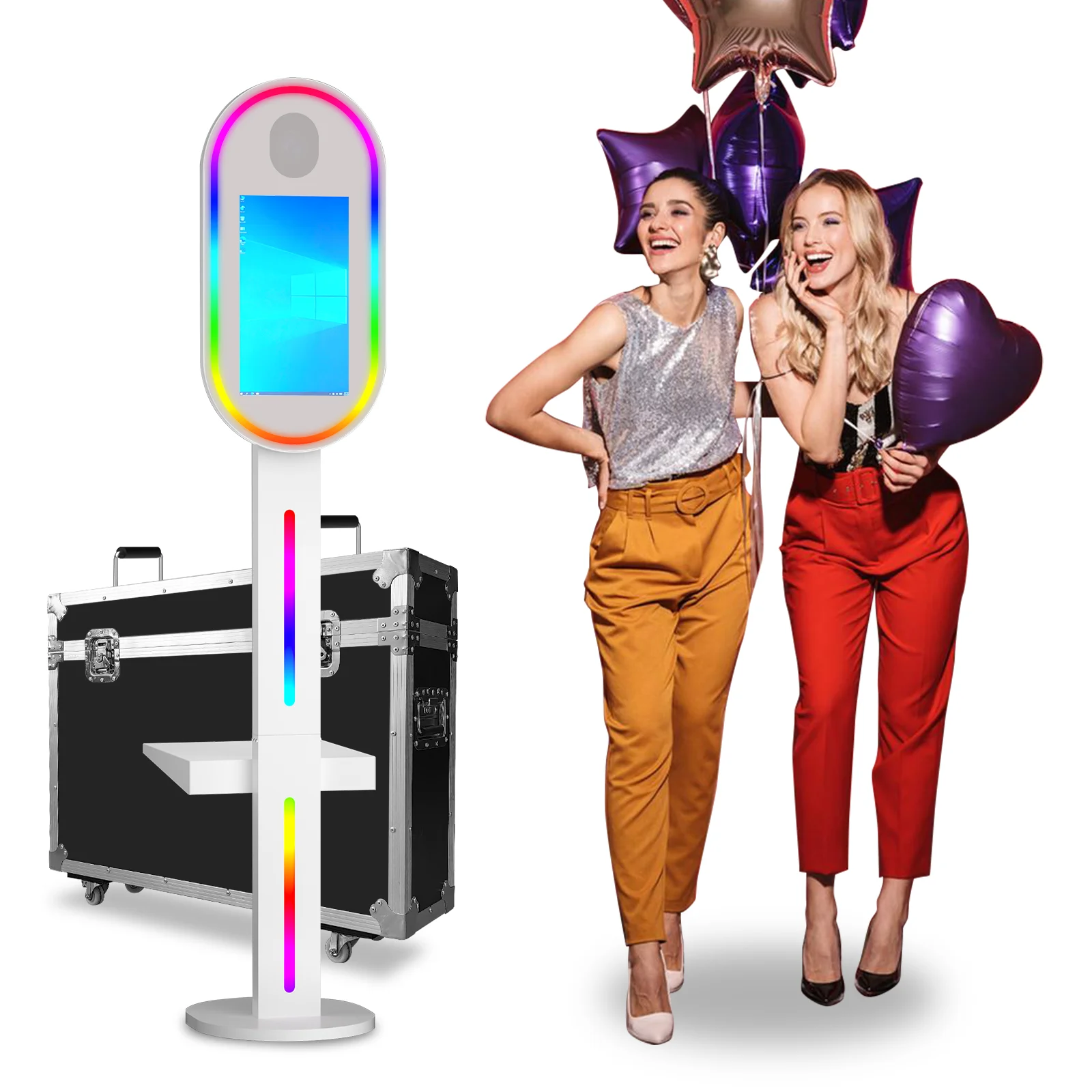 Touch Screen SLR DSLR Camera Photo Booth High Resolution Touchscreen Instant Print Remote Control Lightweight Portable