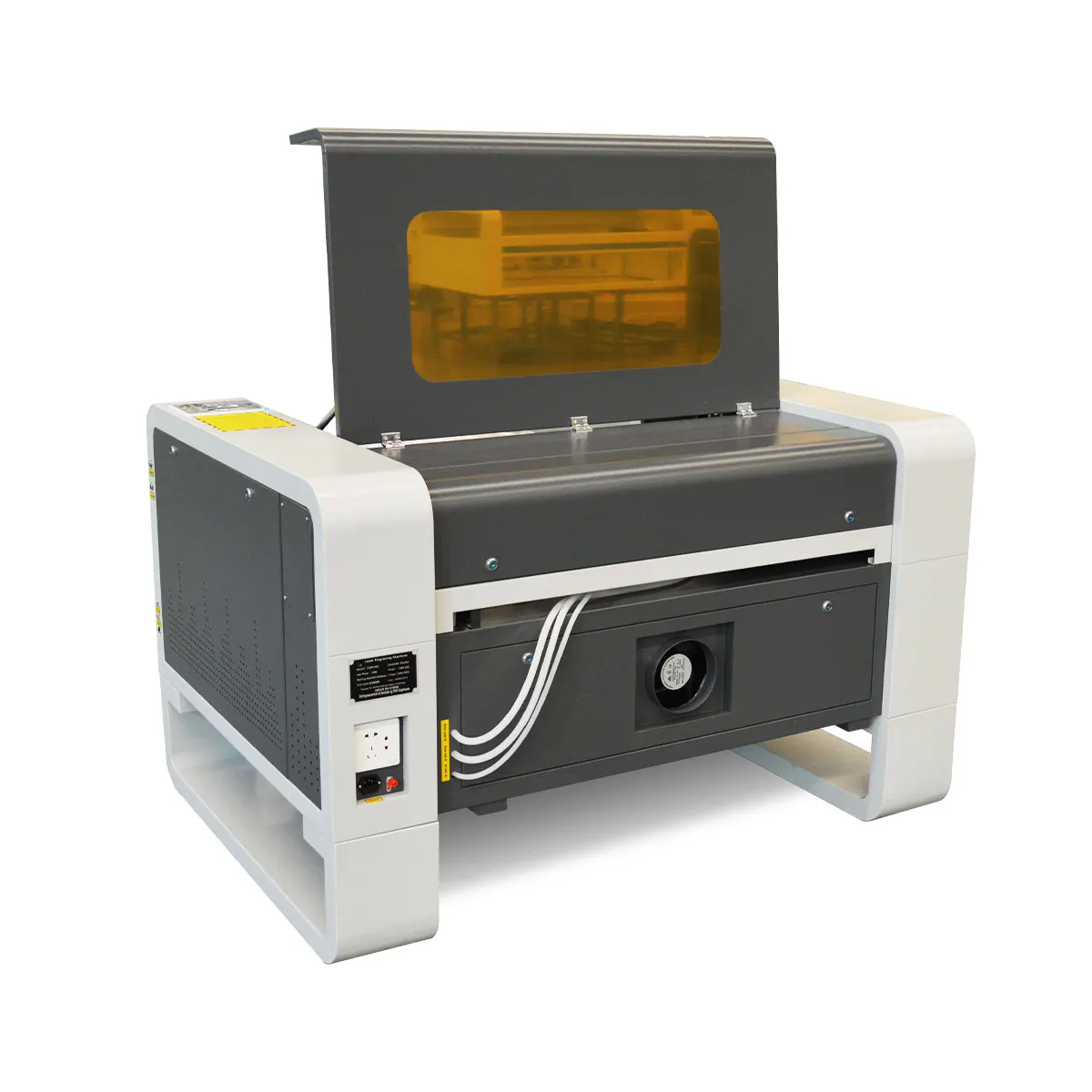 9060 100W Nieuwe Desktop CO2 Laserbewerkingsapparatuur voor Precieze Gravure en Snijden, Diepmarkering Machine voor Kleine Bedrijven