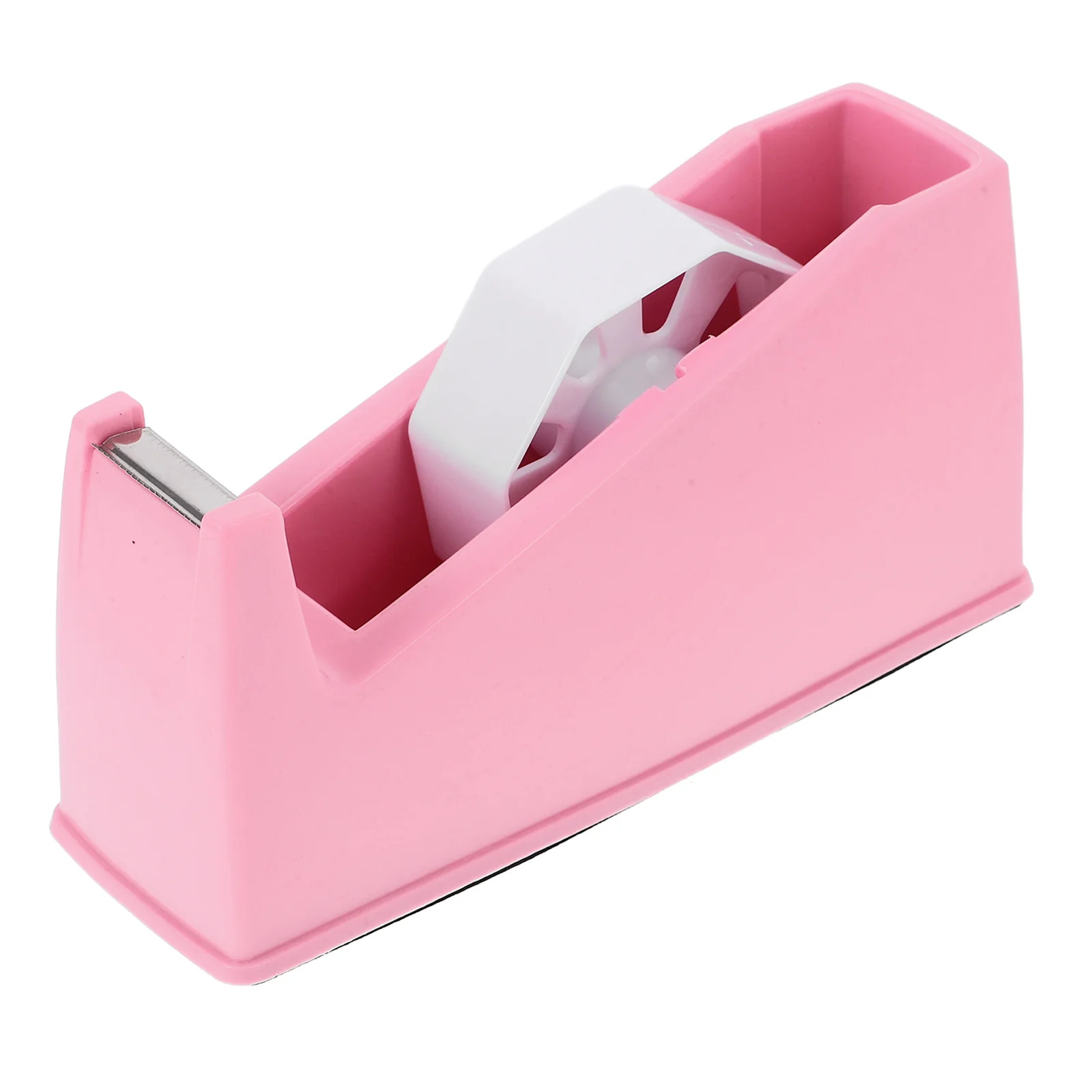 Office Tape Sticky Dispensers Plastic Refillable Desk Notebook Adhesive Holder Small