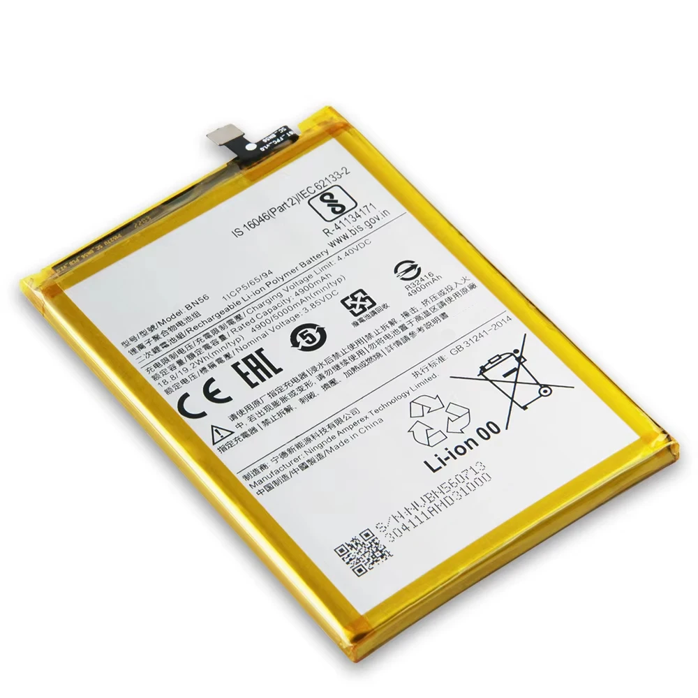 2024 سنة BN56 استبدال البطارية ل Xiaomi Redmi 9A 9C Xiaomi POCO M2 Pro بطارية الهاتف 5000mAh
