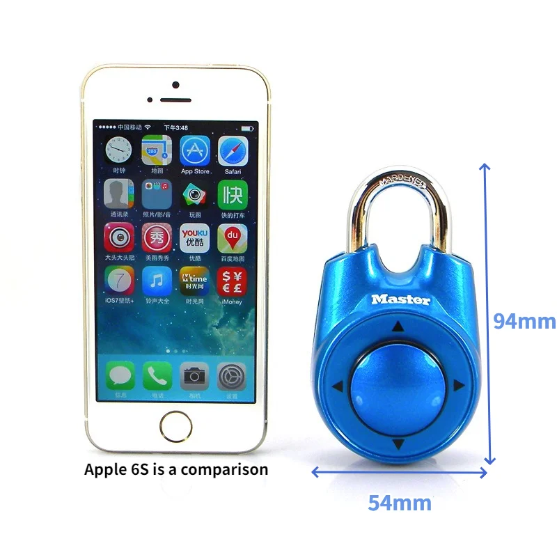 Master Lock Locker Lock 1500iD Directional Lock Combination Padlock Suitable for Gym and School Locker Escape Room