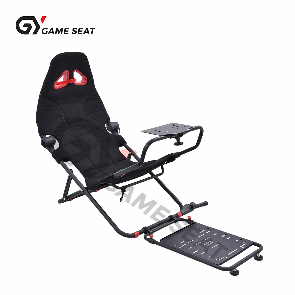 GY018-2 Best Fiber + Steel Gaming Racing Sim Sim Simulator Cockpit Seat، PC، Playstation 2، Playstation 3، Wii، XBox