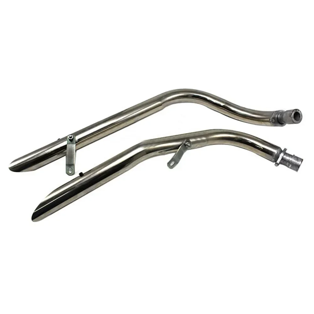 For Honda Steed 400 600 Modified Exhaust Pipe Double Exhaust Pipe with Silencer Steed400 Steed600 Double Tail Tube