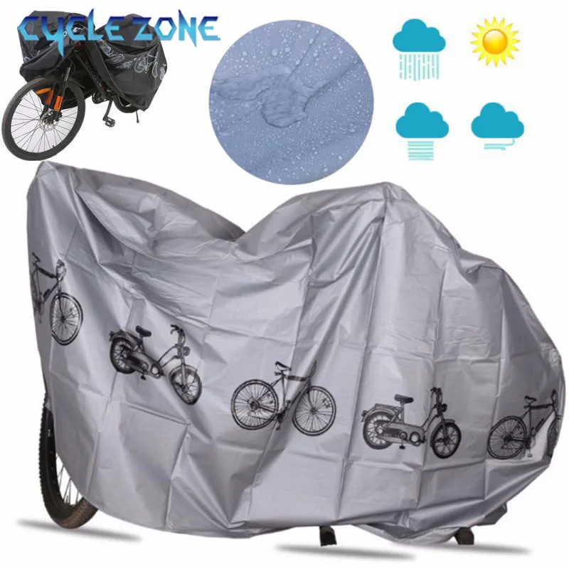 Cubierta para bicicleta, cubierta para lluvia para motocicleta, impermeable, a prueba de polvo, Anti-UV, protección exterior, cubierta para bicicleta de montaña, accesorios para todas las estaciones