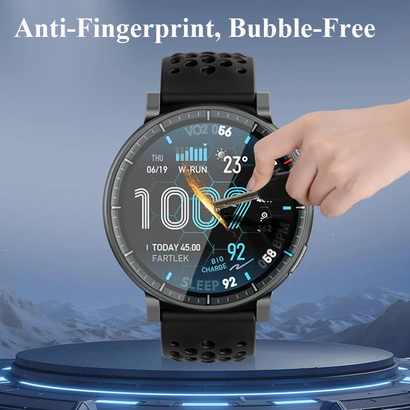 1-5PCS Ultra-thin Screen Protector For Amazfit Active Max TPU HD Anti-scratch Protective Film For Amazfit Active Max Accessories image 5