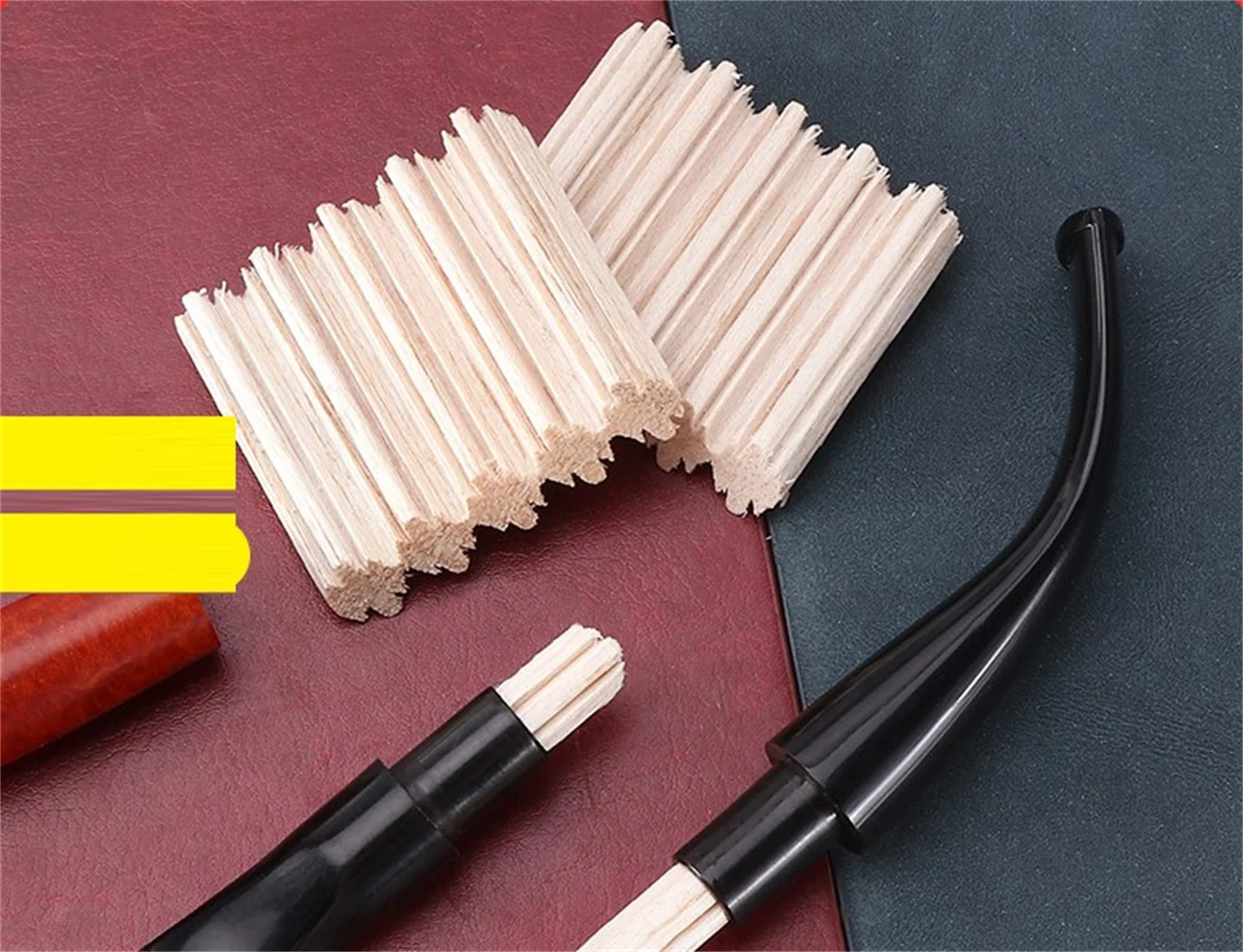 Balsa Wood Filters For 6mm / 9mm Flue Tobacco Pipe Adsorbed Nicotine And Tar Smoking Accessories Consumables