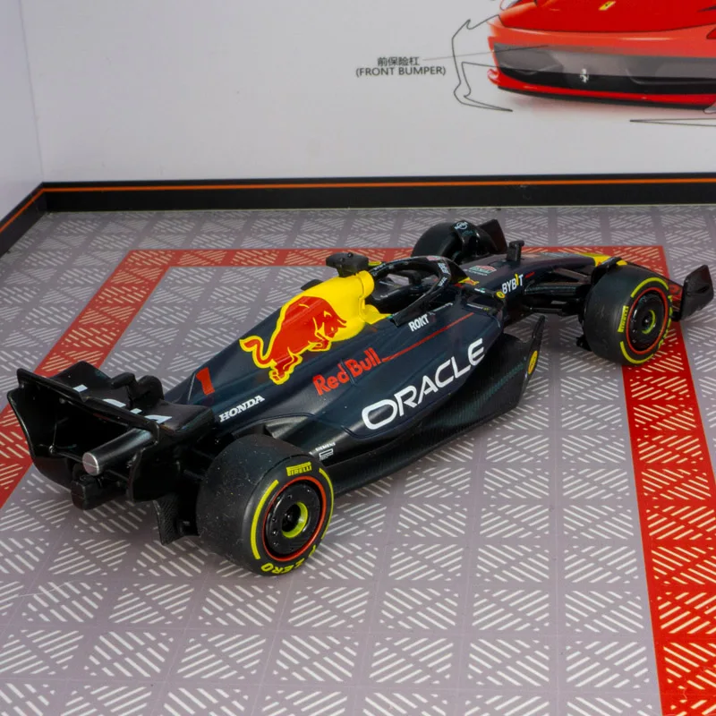 Rastar 1:32 Red Bull RB19 Formula F1 модель автомобиля из сплава, коллекция статических украшений подходит для отправки рождественских подарков для мальчиков.