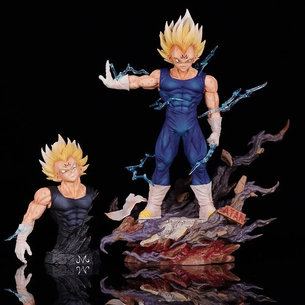 

32cm 12.6 inch Anime Dragon Ball Majin Vegeta Action Figures Pvc Statue Desktop Ornamen Collection Statue Model Decoration Toys