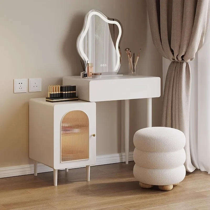 

Computer Dressing Table Vanity Console Desk Nordic Makeup Table Solid Wood Nightstands Tocador De Maquillaje Bedroom Furniture