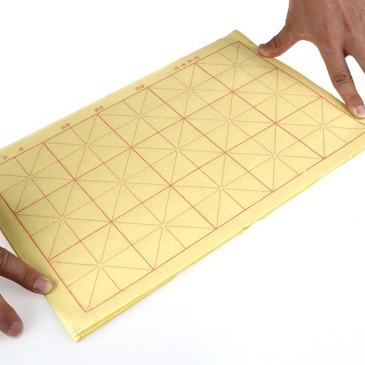 39Sheets Xuan Paper Chinese Calligraphy Writing Paper 15 Large Squares Per Sheet Moderate Thickness Fade Resistant Sumi Ink